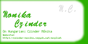 monika czinder business card