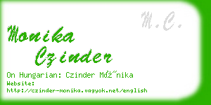 monika czinder business card